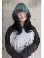 ルク(ruq.)&nbsp;水色×ネイビー