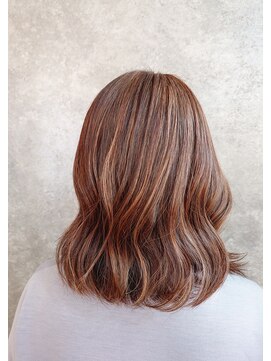 アンバール(amberl) 白髪ぼかしハイライト×オーガニックカラー