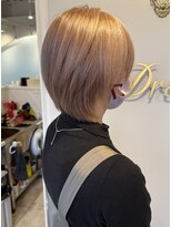 ドレス(hair design & care DRESS)&nbsp;ブリーチオンカラーミルクティベージュ