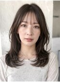 結べるレイヤーカット/大人ミディアムロングヘア/30代40代50代
