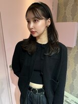アクシス 栄店(`AXIS)&nbsp;馬渕ミルクティーブロンド/ダークブルー/デジタルパーマ/栄
