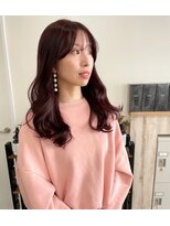 アトレ 福岡大名店(attrait) 大人大人可愛いなブラウンセミロングスタイル