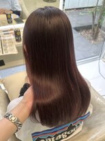 シーナ バイ マグ(siina. by Mag) ブリーチなし髪質改善ピンクラベンダーカラー透明感夏カラー艶髪