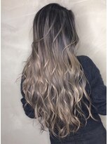 メリー(merry craftsman's factory) バレイヤージュハイライトアッシュグレー、グレージュ