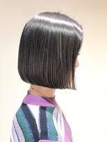 ダヴィン 中目黒(DaVin)&nbsp;【DaVin中目黒】切りっぱなしボブ_アッシュブラウン_毛先パーマ