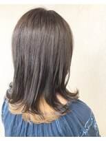 ヘアーアンドメイク ドレス(DRESS)&nbsp;ママさんに人気　インナーブリーチミルクティベージュ