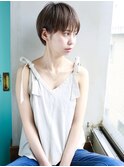 天神【BIRTH】ワンサイドショート×アッシュブラウン