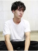 天神【BIRTH】くせ毛風パーマ×ツーブロック