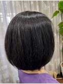 緩やかな前下がりボブ
