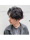 韓国マッシュセンターパートニュアンスマッシュサイドパート渋谷