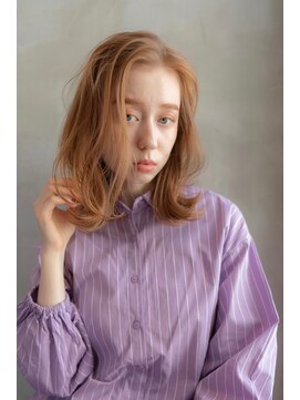 オースティン 門前仲町(AUSTIN) 大人かわいい前髪セシルカットココアブラウンフリンジウェーブ