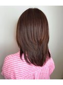 大人女性のレイヤースタイル
