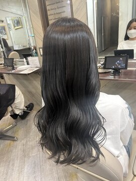 アンジェリカラボ 梅田店(ANGELICA LABO) 韓国風ヨシンモリ巻きラベンダーアッシュ【川又】