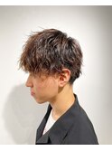 メンズパーマ_アイブロウワックス脱毛