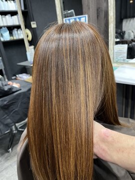 アローズ 荒尾店(arose) 髪質改善トリートメント+カラーメンテナンス ハイライト