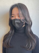 シェール(cher)&nbsp;韓国レイヤーカット/センターパート【cher西宮北口：MAYA】