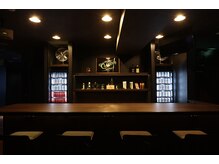 施術後にビールで乾杯！！#<理容室>　　#ビールが飲める<理容室>