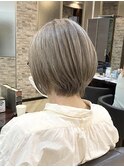 白髪ぼかしハイライト◎大人レイヤーショート【池袋/ショート】