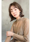 Aimee 外ハネボブ×オリーブグレージュ