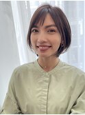 アシメ前髪くびれショート