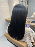 地毛風ストレート　地毛風カラー