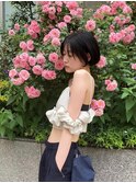 《Mimosa》暗髪ミニボブ
