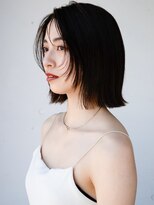 エインアンリー 表参道(AIN.ANLY.) レイヤーカットウルフパーマフェイスレイヤー流し前髪大人女子