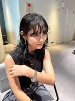 アム(amu)&nbsp;ウルフパーマ/ウェーブヘア/デジタルパーマ/レイヤーカット/小顔