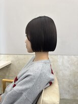 サンド 鹿児島中央(sand)&nbsp;@ayumi.sand ボブ　縮毛矯正