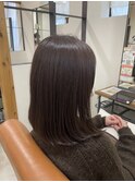 オリーブベージュ◎色持ちアップトリートメントでツヤツヤに