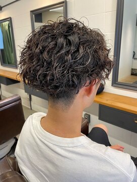 クフィア メンズヘアー カンポ 天王寺店(CUFFIA MEN'SHAIR CAMPO) スパイキーショートニュアンスパーマ韓国マッシュスペインカール