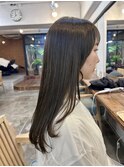 ★美髪ロングレイヤー/オリーブベージュ/似合わせカット