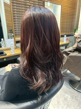 ヘアリゾート粋 トゥジュ 池袋東口店(tujuh) ロングレイヤー/カカオブラウン/艶髪