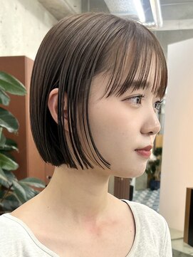 ノード(NODE) 栄ショートボブくびれヘア韓国風ハイライトローライト名古屋