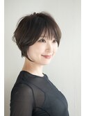 【Rire-リル銀座-】丸みショートボブ！