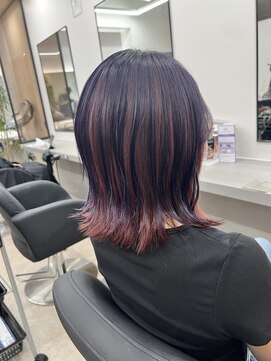 アルメリア 池袋(Arumeria) アンブレラカラー外はねボブケアブリーチ