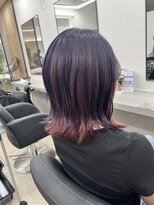 アルメリア 池袋(Arumeria) アンブレラカラー外はねボブケアブリーチ