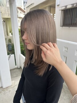 シュシュ 宜野湾店(chou chou) レイヤーカット/ベージュカラー
