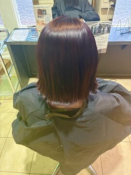 髪質改善カラー