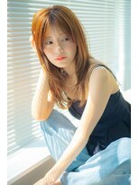 サロンドミルク 新百合ヶ丘店(salon de MiLK)&nbsp;ロングレイヤー、20代30代、ストレートヘア、新百合ヶ丘