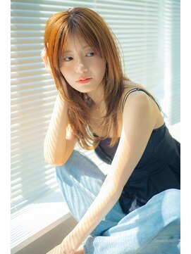 サロンドミルク 新百合ヶ丘店(salon de MiLK) ロングレイヤー、20代30代、ストレートヘア、新百合ヶ丘