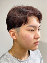 シザーズ(SCISSORS)&nbsp;ピンクブラウン/メンズカラー/ツーブロック