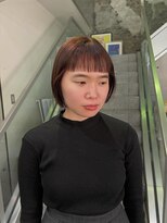 ヘアーデザイン アルエ(HAIR×design ARUE)&nbsp;【RIN】ミニボブ×オレンジブラウン