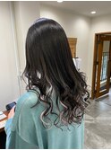 インナーカラー,ケアブリーチ,ホワイトベージュ,デザインカラー