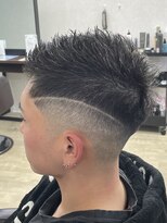 スウェル 津田沼店(Swell)&nbsp;サーフカール/スパイキーショート/ブルーブラック/津田沼