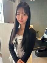 アム(amu)&nbsp;髪質改善酸性ストレート/巻けるストレート/シースルーバング