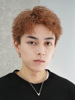 テン 心斎橋(tenn.)&nbsp;アクティブショートフェザーパーマルーズショートセンターパート