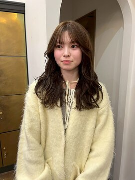 ヘアーアイスカルテット(HAIR ICI QUARTET) 20代30代透明感ショコラブラウン×レイヤーカット小顔ヘア