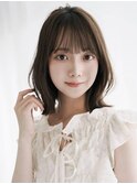 《Agu hair》外ハネボブ くびれヘア シースルーバング