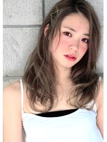 ヘアサロン ガリカ 表参道(hair salon Gallica) ☆『 プラチナグレージュ & キュート 』な外国人風 semi-long ☆